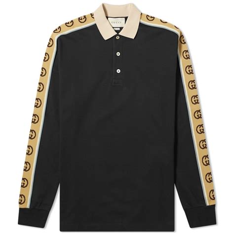 gucci polo t shirt|Gucci long sleeve polo shirt.